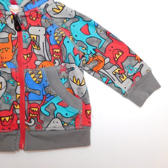 Heidi Klum Boys 6 months Monster Full Zip Hoodie - Picture 5 of 8